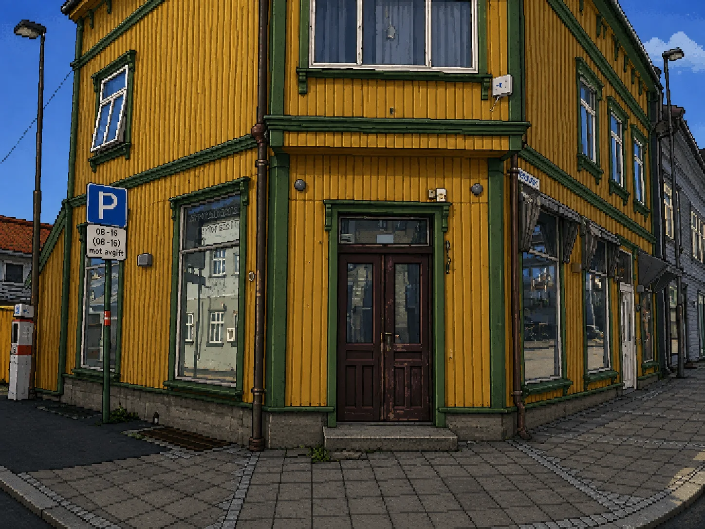 Eastside Gamers illustrert i pikselstil